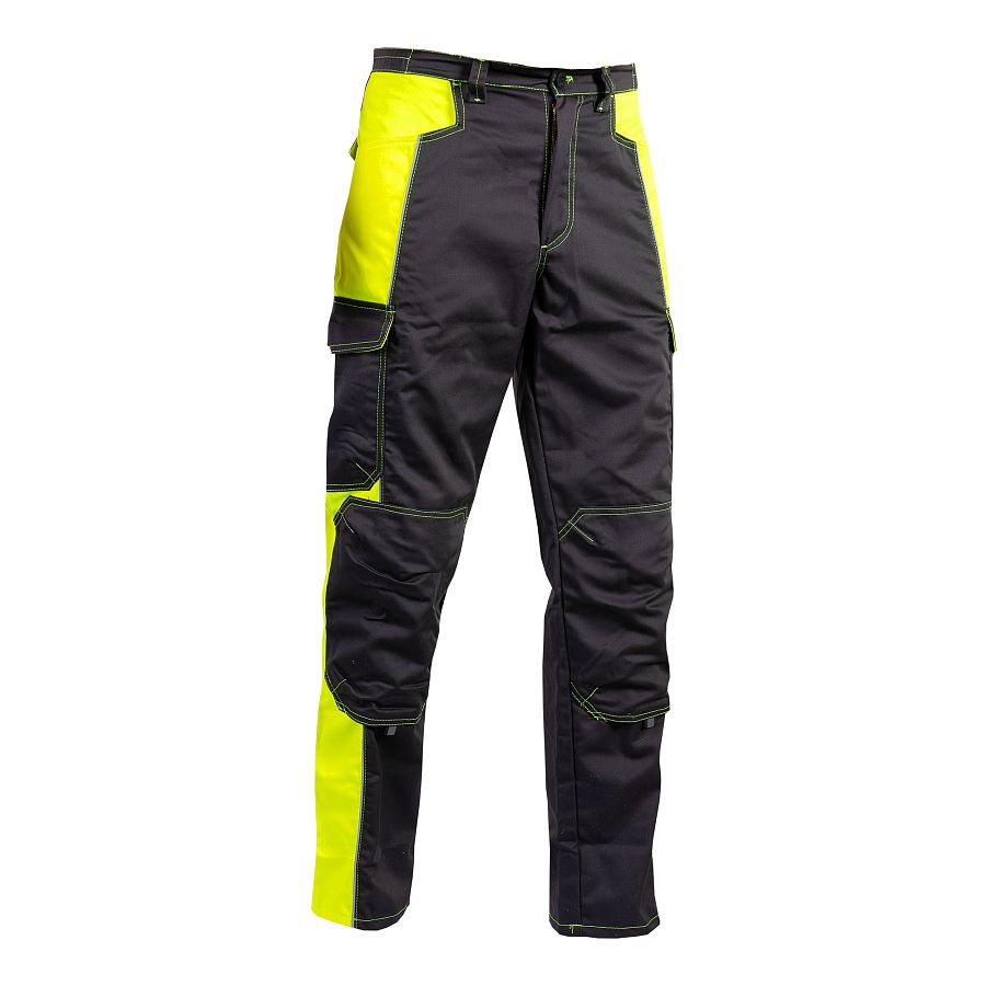 Pánské kalhoty do pásku PRAKTIC HiVis žluté